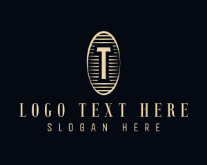 Antique - Antique Retro Woodcut Letter T logo design