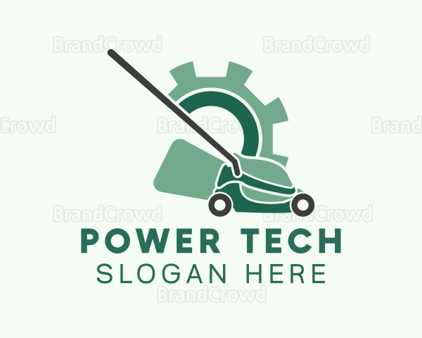 Lawn Mower Gear Logo