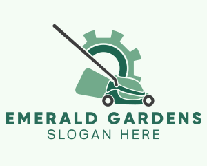 Lawn Mower Gear logo design