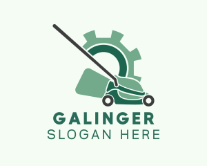 Grass - Lawn Mower Gear logo design