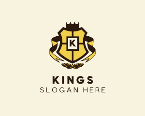 Royal Luxury Shield Crest logo design