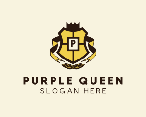 Royal Luxury Shield Crest logo design