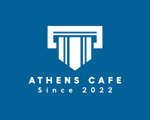 Athens - Modern Pillar Architecture logo design