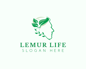 Leaves Head Neurology logo design