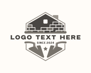 Wall - Brick Masonry Builder logo design