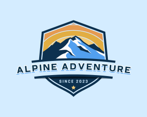 Alpine - Mountain Alpine Outdoor logo design