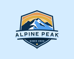 Alpine - Mountain Alpine Outdoor logo design