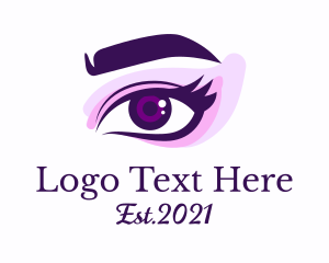 Eyebrow - Beautiful Eyeshadow Cosmetic logo design