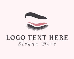 Grooming - Woman Eyelash Beauty logo design