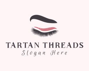 Woman Eyelash Beauty logo design