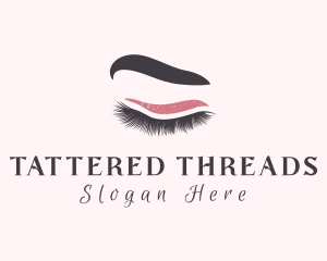 Woman Eyelash Beauty logo design