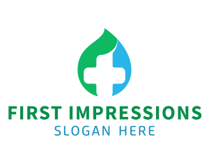 Medical Healing Cross logo design