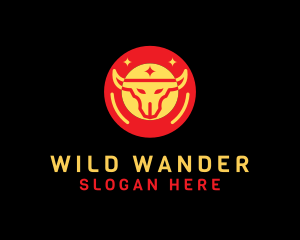 Wild Bull Animal logo design