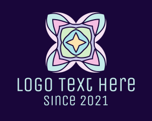 Event Center - Star Flower Petals logo design