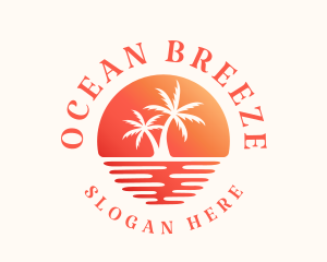 Ocean Beach Travel logo design