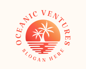 Ocean Beach Travel logo design