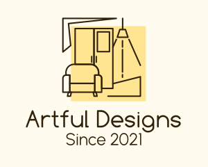 Interior Armchair Cabinet  logo design