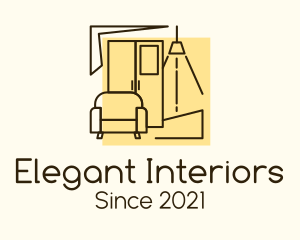 Interior Armchair Cabinet  logo design