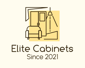 Cabinet - Interior Armchair Cabinet logo design