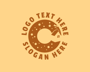 Pastry - Donut Bake House Letter C logo design