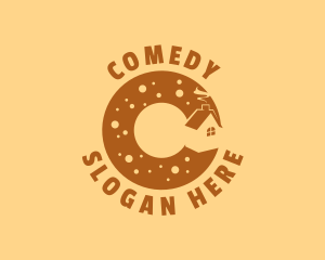 Donut Bake House Letter C Logo