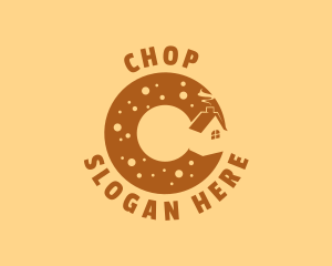 Eatery - Donut Bake House Letter C logo design