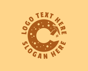 Donut Bake House Letter C Logo