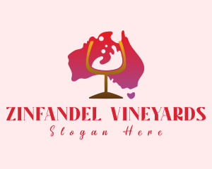 Australian Wine Vineyard logo design