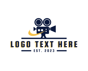 Videography - Movie Film Camera logo design