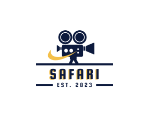 Movie Film Camera Logo