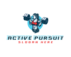 Activity - Sexy Bodybuilding Gym logo design