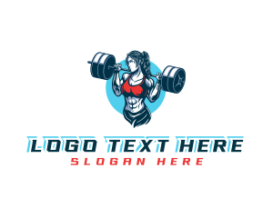 Body Building - Sexy Bodybuilding Gym logo design