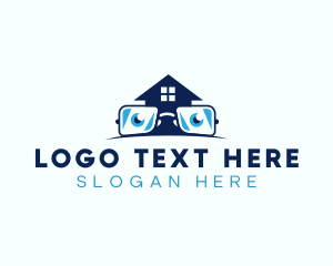 Smart - Glasses Smart House logo design