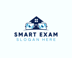 Glasses Smart House logo design