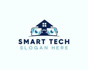 Smart - Glasses Smart House logo design