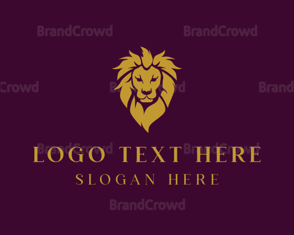 Wild Lion Mane Logo