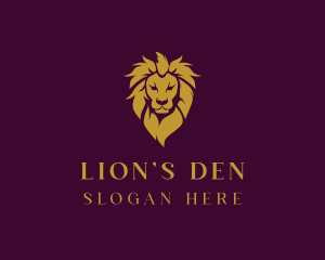 Wild Lion Mane logo design