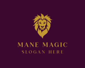 Mane - Wild Lion Mane logo design