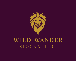 Wild Lion Mane logo design