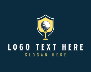 Golf Ball - Golf Sports Competition logo design