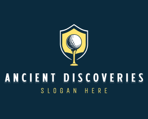 Golf Sports Competition logo design