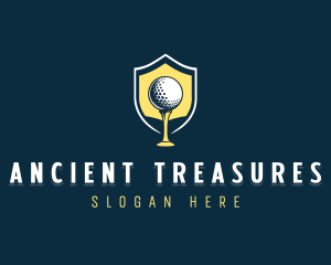 Golf Sports Competition logo design