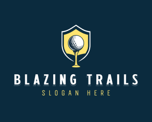 Golf Sports Competition logo design