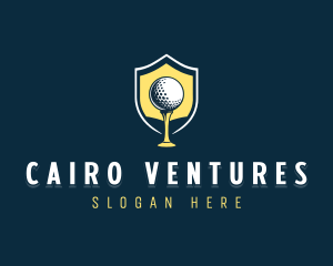 Golf Sports Competition logo design