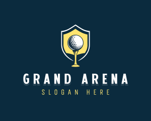 Golf Sports Competition logo design