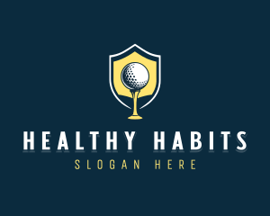 Golf Sports Competition logo design