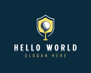 Golf Sports Competition logo design