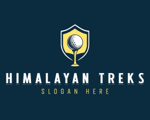 Golf Sports Competition logo design