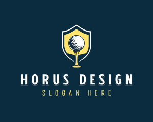 Golf Sports Competition logo design