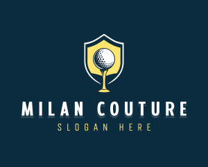 Golf Sports Competition logo design